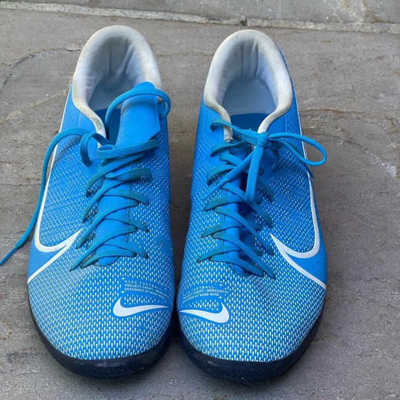 NIKE MERCURIAL VAPOR 13 ACADEMY INDOOR BOOTS - BLUE/WHITE - Picture 2 of 11